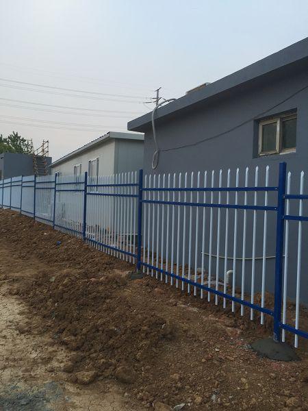 南京围墙护栏栏杆工厂锌钢围墙围栏开发区三横杆锌钢护栏安装